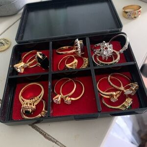 Assorted costume jewelry